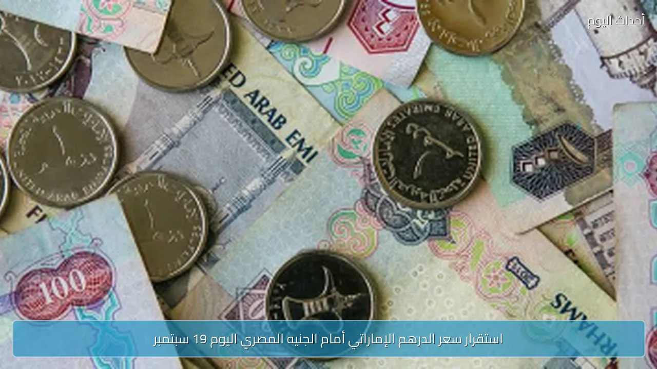 استقرار سعر الدرهم الإماراتي أمام الجنيه المصري اليوم 19 سبتمبر
