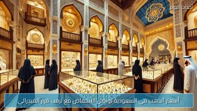 أسعار الذهب في السعودية تواصل الانخفاض مع ترقب قرار الفيدرالي