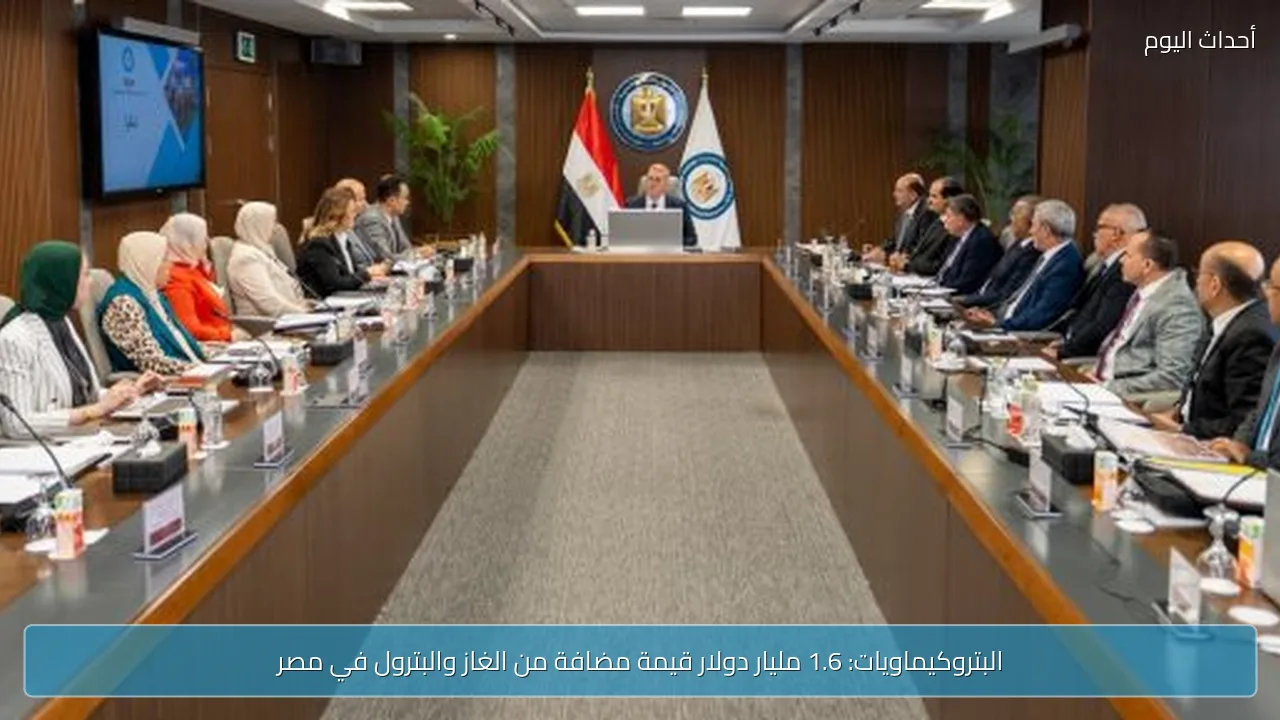 البتروكيماويات: 1.6 مليار دولار قيمة مضافة من الغاز والبترول في مصر