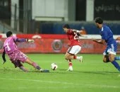 زيزو يحرز هدف الأهلي الأول في مرمى أبو قير للأسمدة