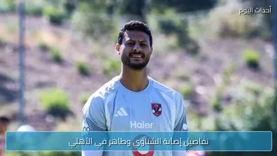 تفاصيل إصابة الشناوي وطاهر في الأهلي