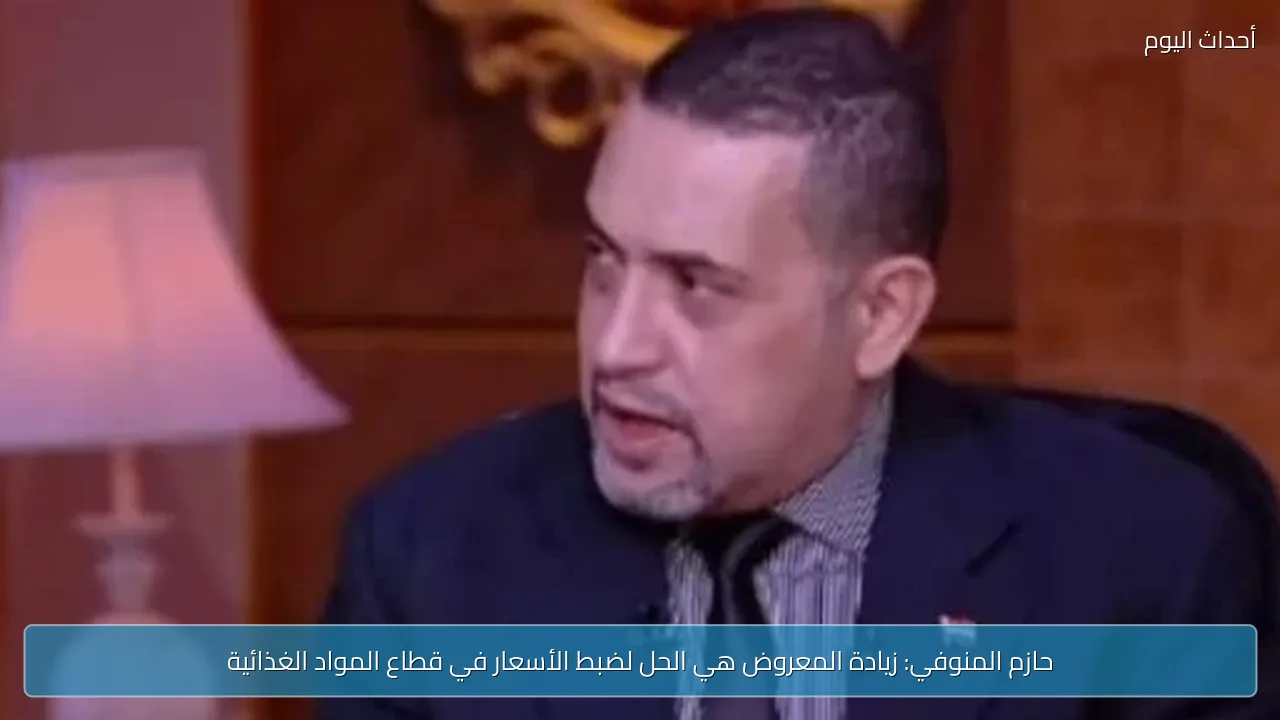 حازم المنوفي: زيادة المعروض هي الحل لضبط الأسعار في قطاع المواد الغذائية