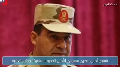 تنسيق أمني مصري سعودي لتأمين الحدود المشتركة وخليج العقبة
