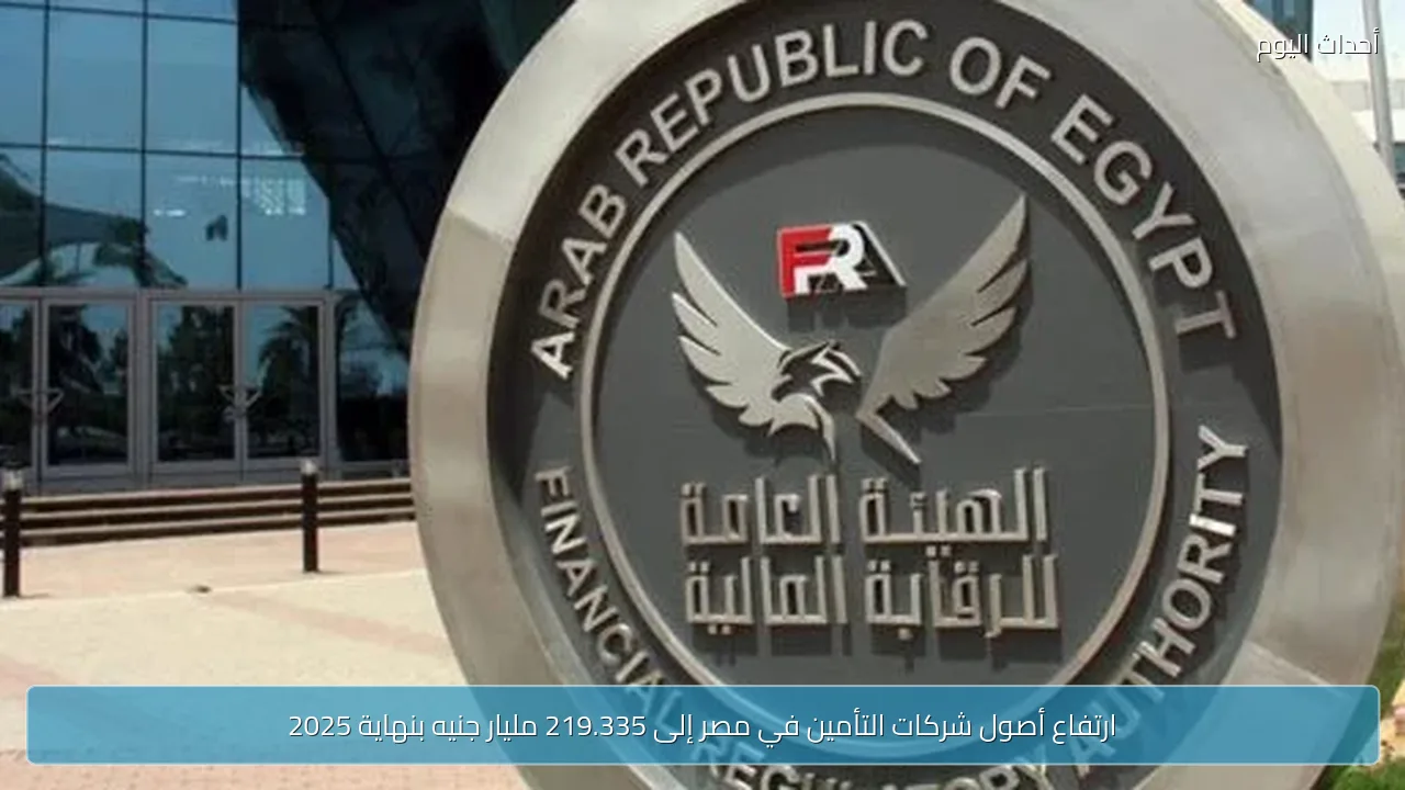 ارتفاع أصول شركات التأمين في مصر إلى 219.335 مليار جنيه بنهاية 2025