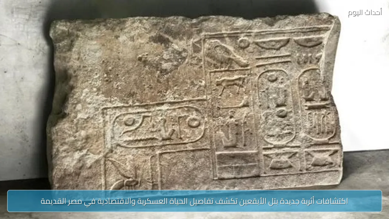 اكتشافات أثرية جديدة بتل الأبقعين تكشف تفاصيل الحياة العسكرية والاقتصادية في مصر القديمة