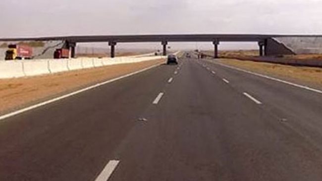 غلق طريق السويس الصحراوي