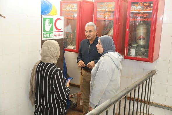 رئيس مياه مطروح يتفقد رافع السيركو لمتابعة أعمال الإحلال والتجديد 4
