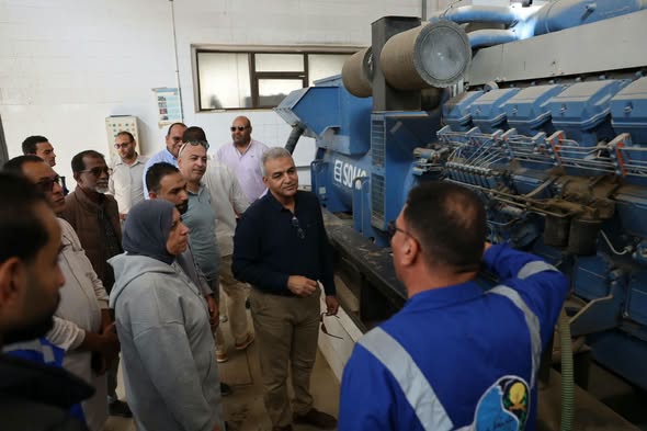 رئيس مياه مطروح يتفقد رافع السيركو لمتابعة أعمال الإحلال والتجديد 3