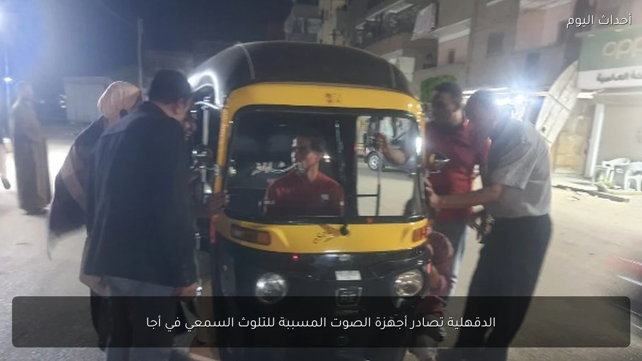 الدقهلية تصادر أجهزة الصوت المسببة للتلوث السمعي في أجا