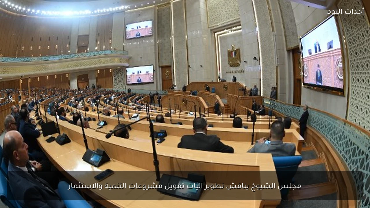 مجلس الشيوخ يناقش تطوير آليات تمويل مشروعات التنمية والاستثمار