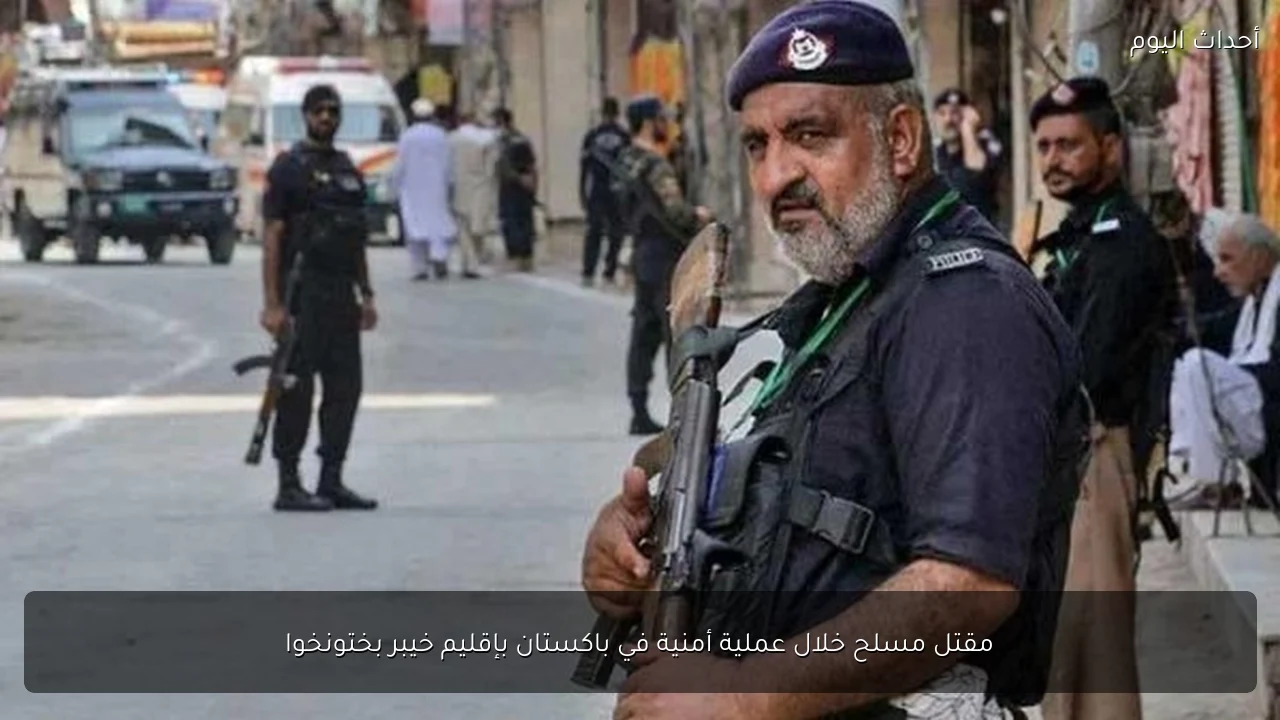 مقتل مسلح خلال عملية أمنية في باكستان بإقليم خيبر بختونخوا