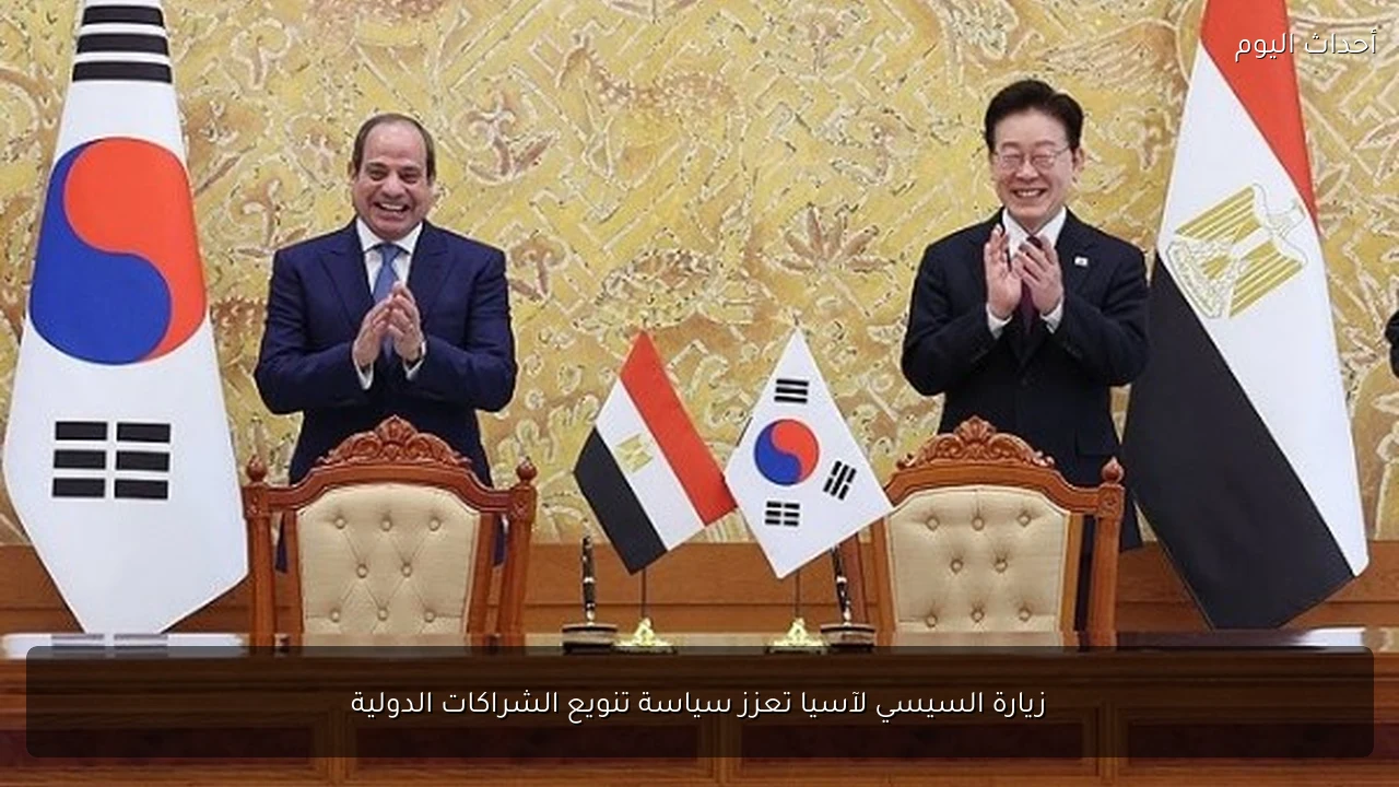 زيارة السيسي لآسيا تعزز سياسة تنويع الشراكات الدولية