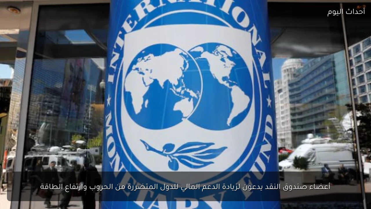 أعضاء صندوق النقد يدعون لزيادة الدعم المالي للدول المتضررة من الحروب وارتفاع الطاقة