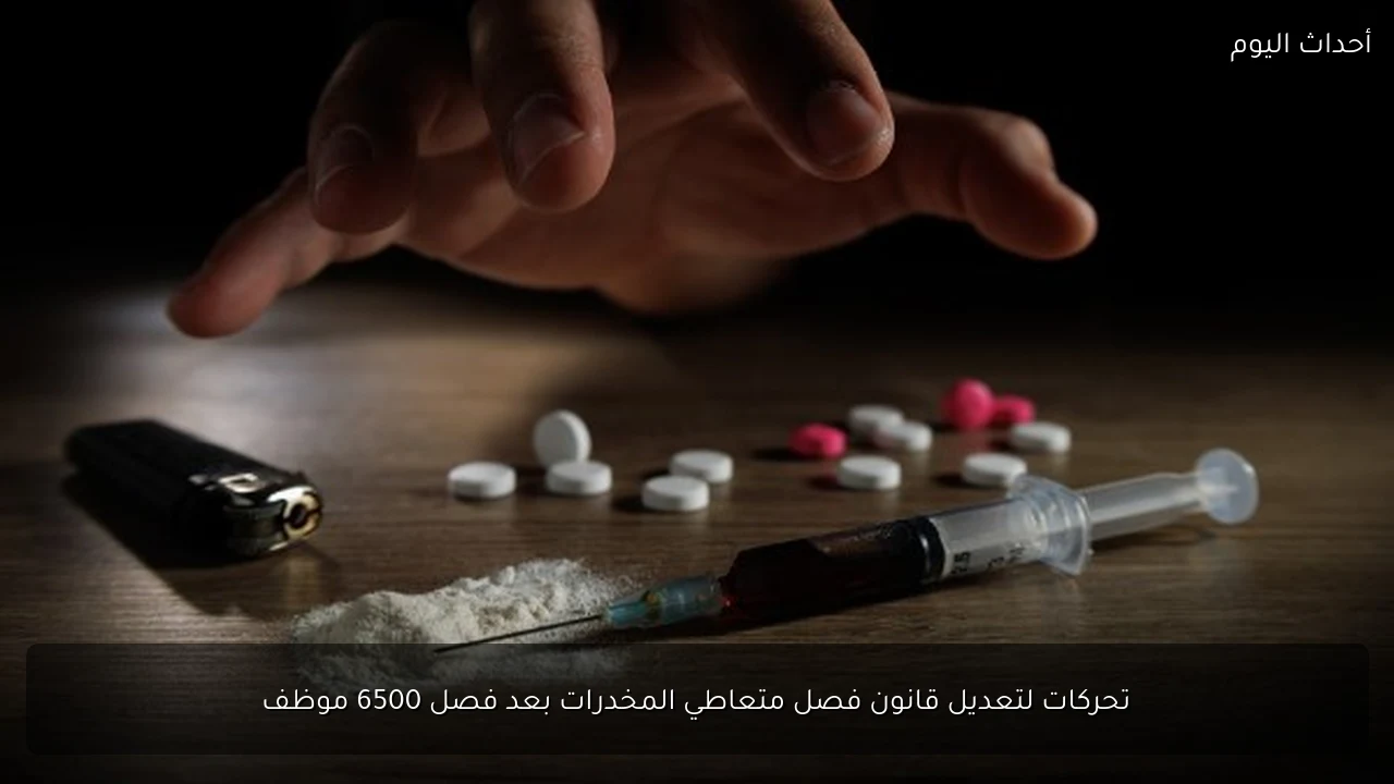 تحركات لتعديل قانون فصل متعاطي المخدرات بعد فصل 6500 موظف