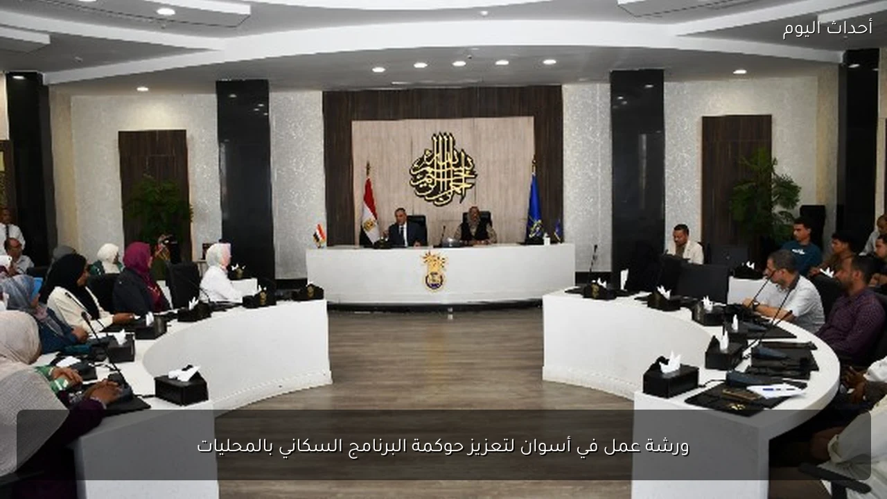 ورشة عمل في أسوان لتعزيز حوكمة البرنامج السكاني بالمحليات