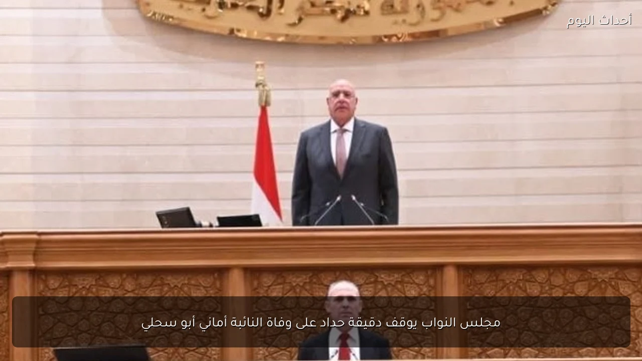 مجلس النواب يوقف دقيقة حداد على وفاة النائبة أماني أبو سحلي