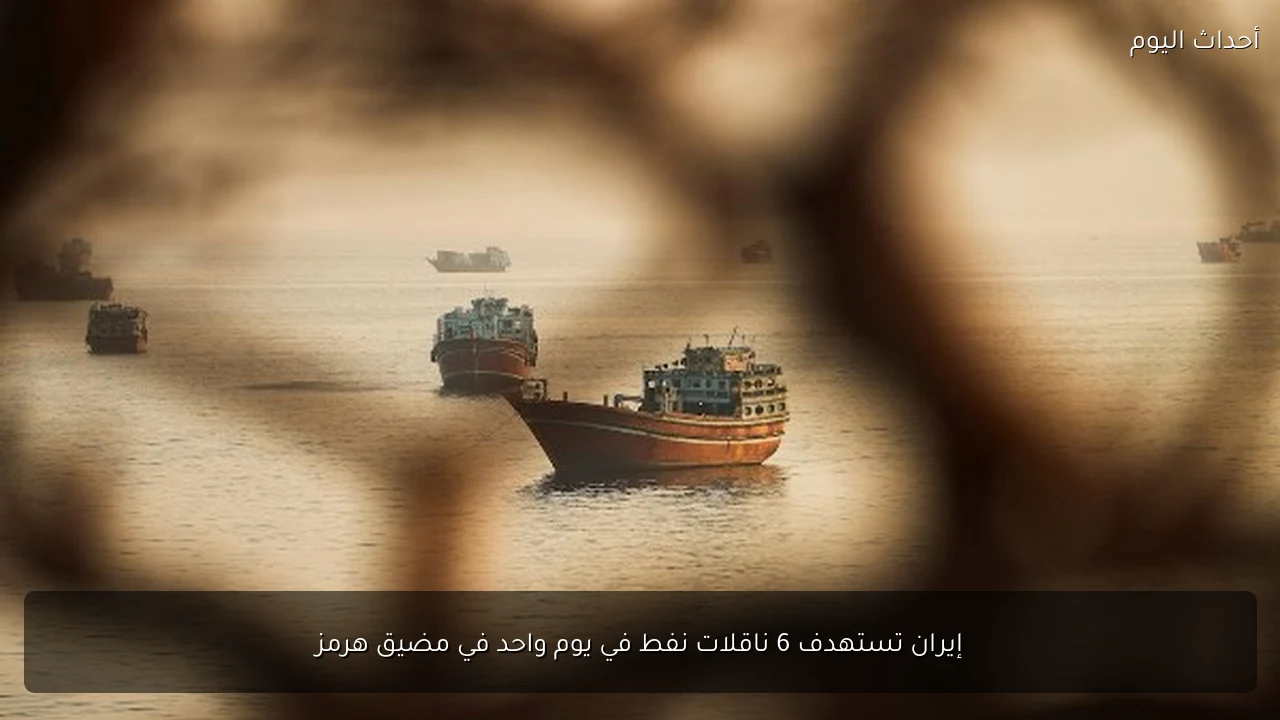 إيران تستهدف 6 ناقلات نفط في يوم واحد في مضيق هرمز