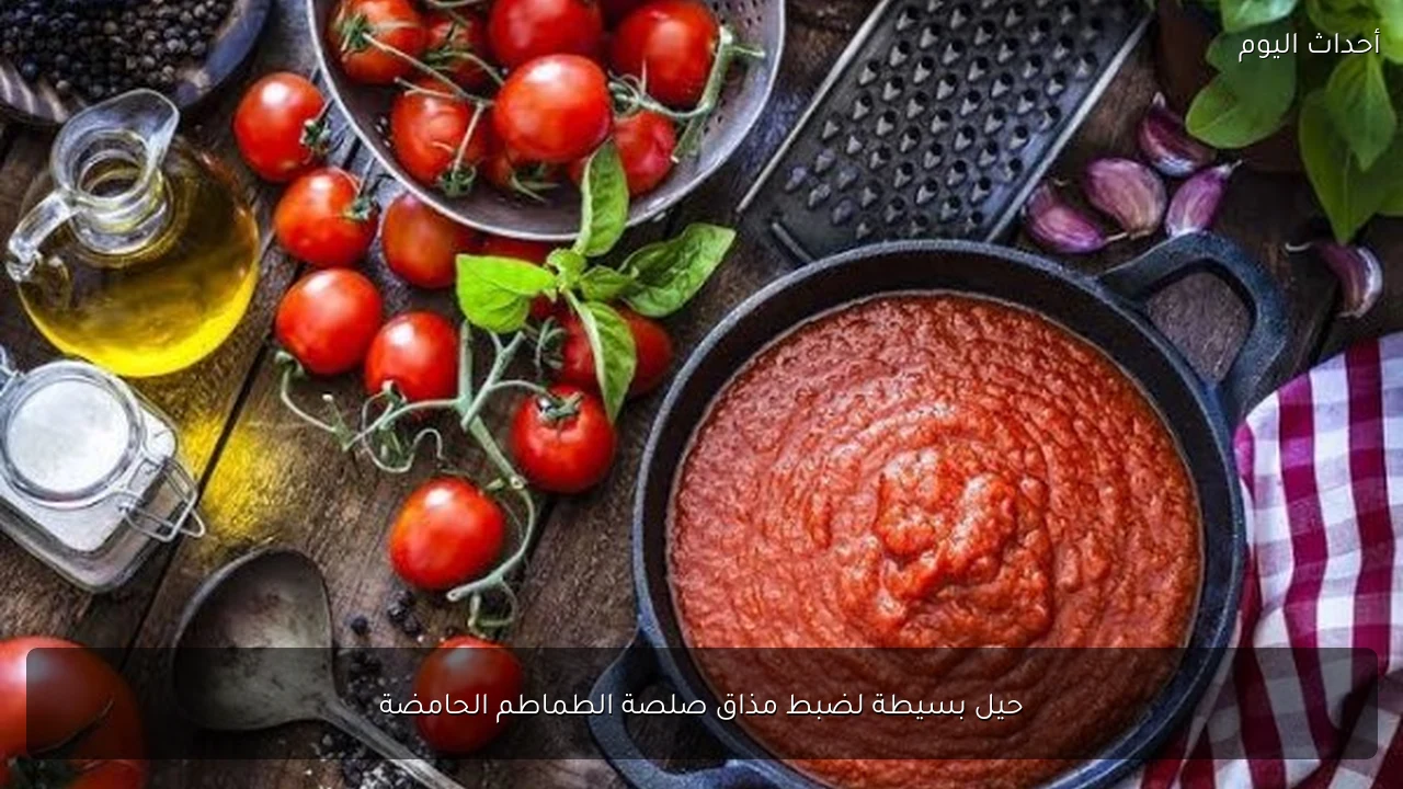 حيل بسيطة لضبط مذاق صلصة الطماطم الحامضة