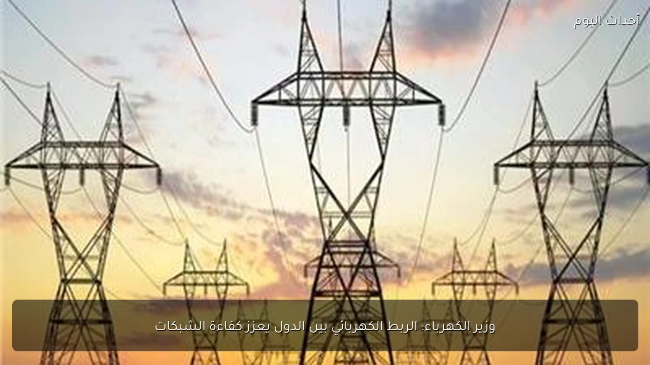 وزير الكهرباء: الربط الكهربائي بين الدول يعزز كفاءة الشبكات