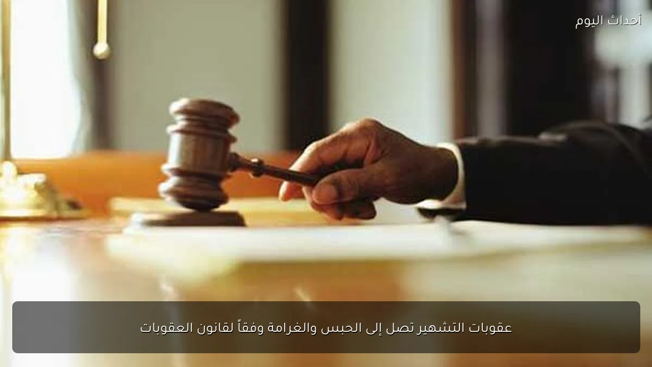 عقوبات التشهير تصل إلى الحبس والغرامة وفقاً لقانون العقوبات