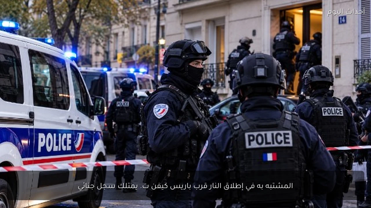 المشتبه به في إطلاق النار قرب باريس كيفن ت. يمتلك سجل جنائي