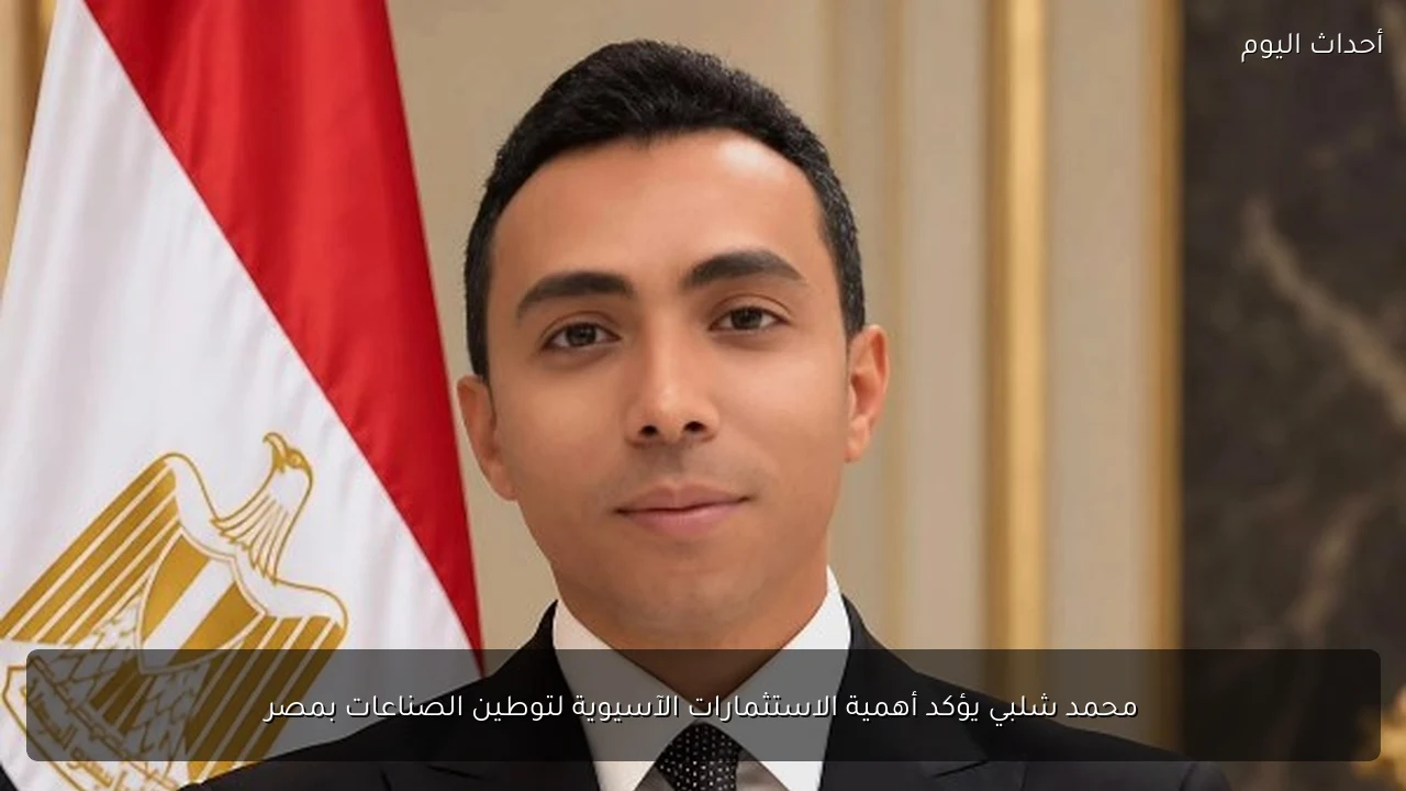 محمد شلبي يؤكد أهمية الاستثمارات الآسيوية لتوطين الصناعات بمصر