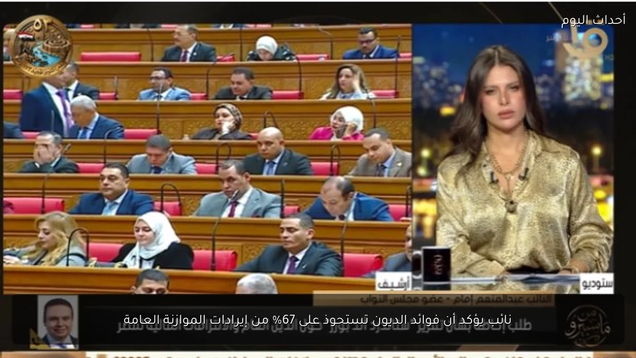 نائب يؤكد أن فوائد الديون تستحوذ على 67% من إيرادات الموازنة العامة