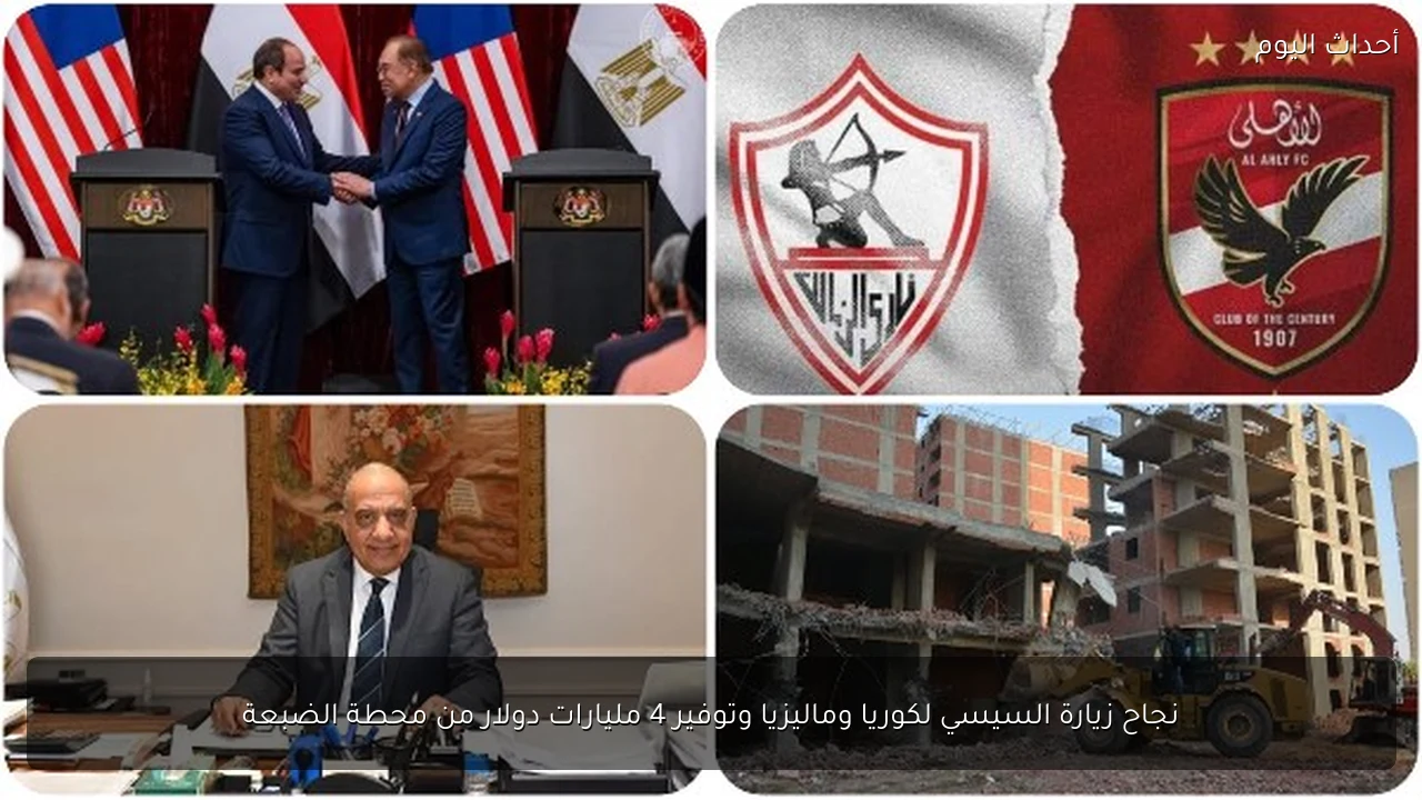 نجاح زيارة السيسي لكوريا وماليزيا وتوفير 4 مليارات دولار من محطة الضبعة