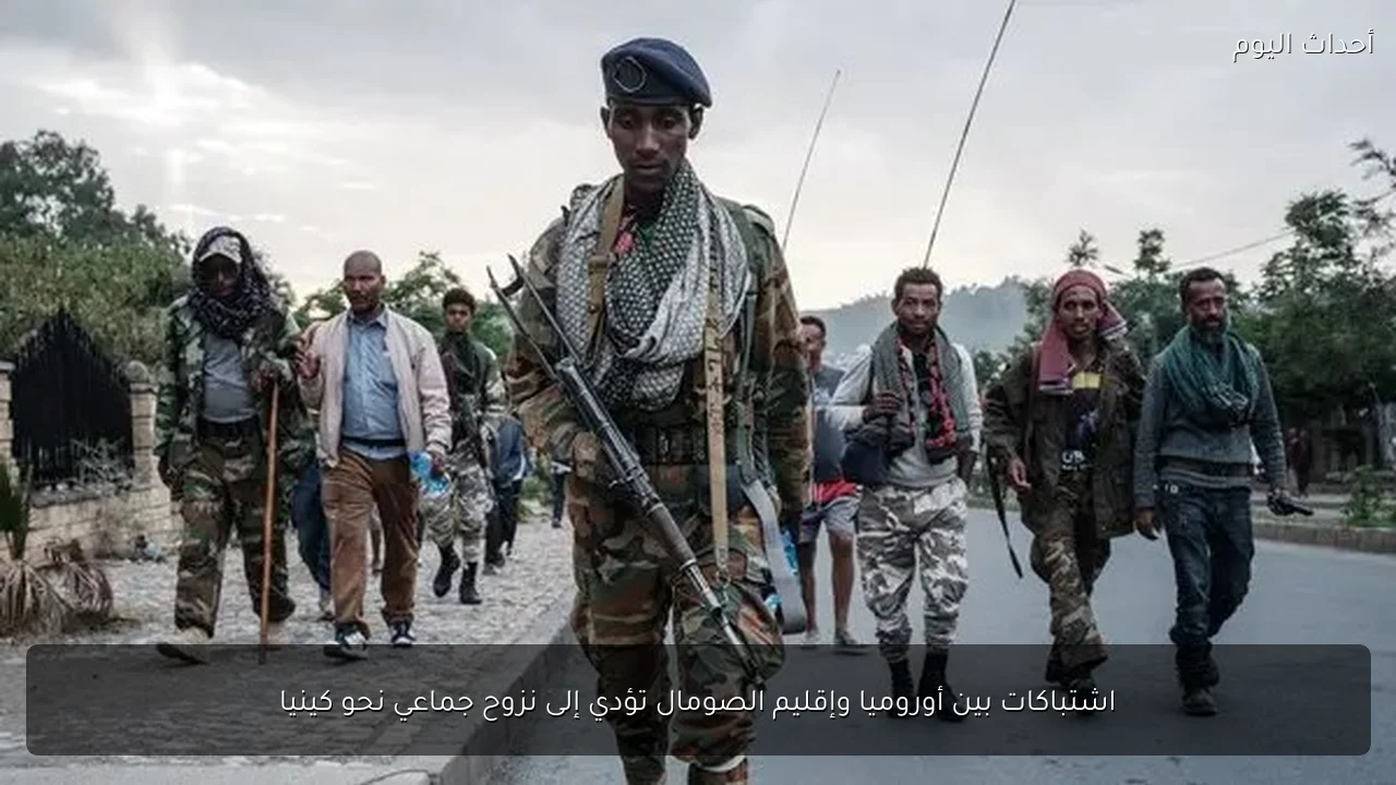اشتباكات بين أوروميا وإقليم الصومال تؤدي إلى نزوح جماعي نحو كينيا