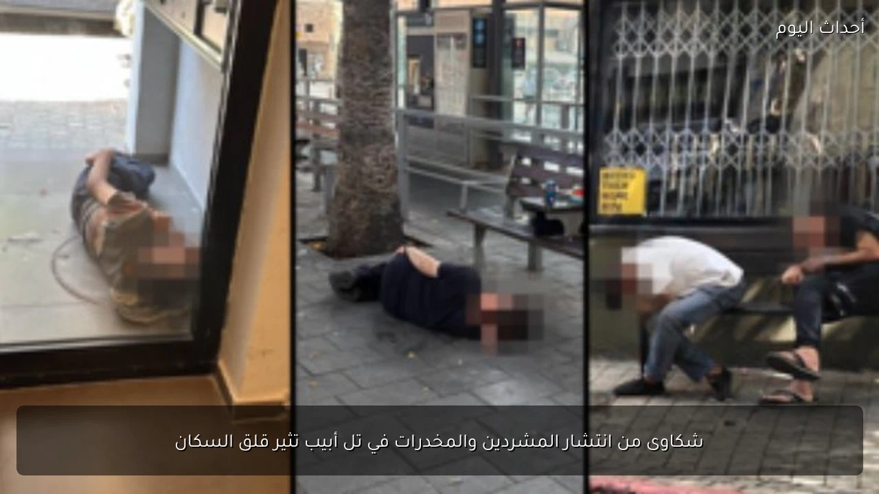 شكاوى من انتشار المشردين والمخدرات في تل أبيب تثير قلق السكان