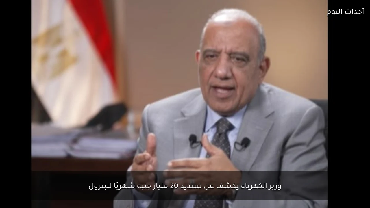 وزير الكهرباء يكشف عن تسديد 20 مليار جنيه شهريًا للبترول
