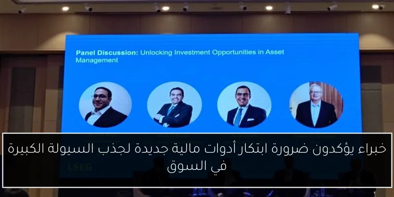 خبراء يؤكدون ضرورة ابتكار أدوات مالية جديدة لجذب السيولة الكبيرة في السوق
