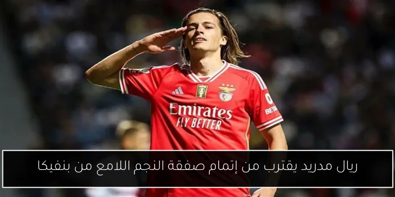 ريال مدريد يقترب من إتمام صفقة النجم اللامع من بنفيكا