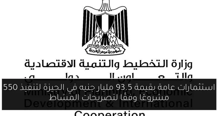 استثمارات عامة بقيمة 93.5 مليار جنيه في الجيزة لتنفيذ 550 مشروعًا وفقًا لتصريحات المشاط