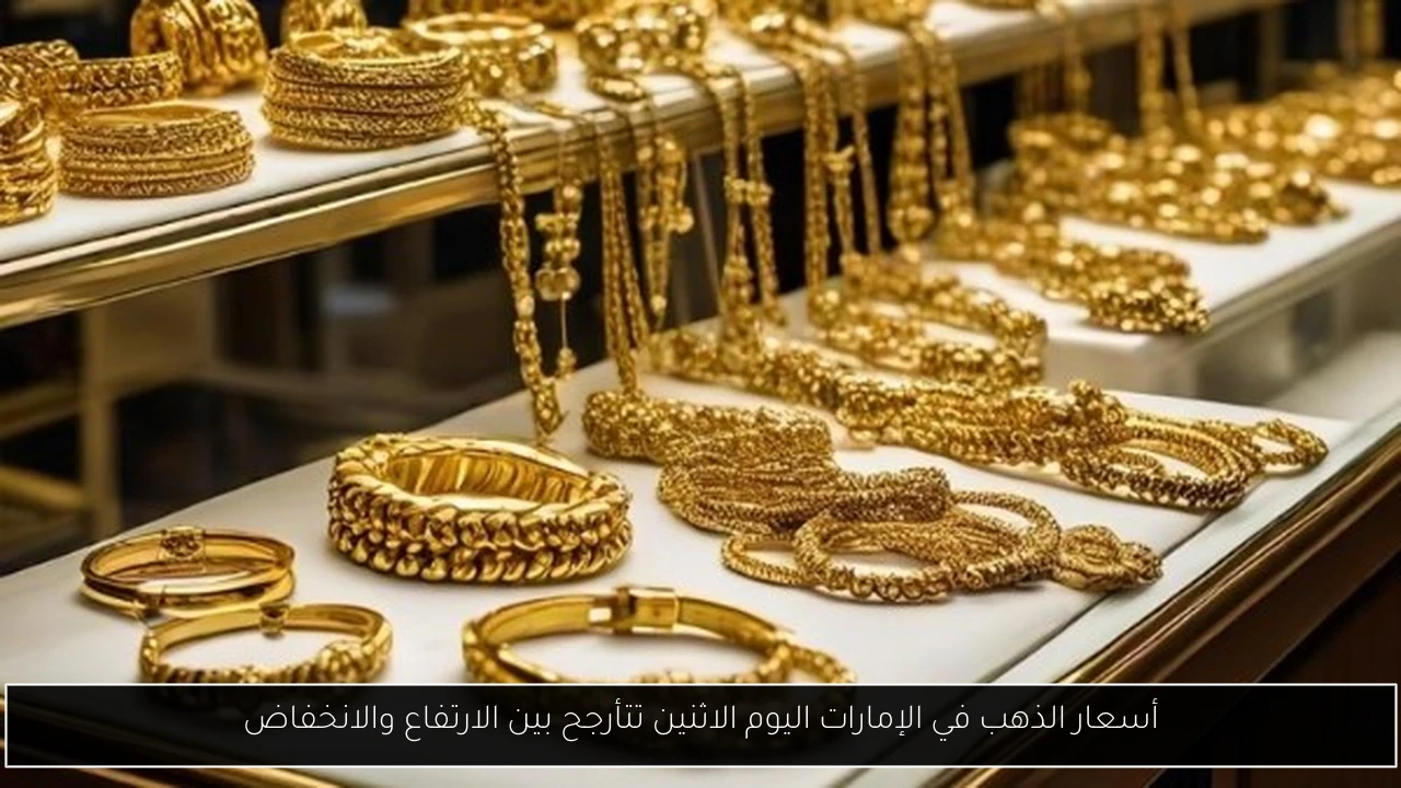 أسعار الذهب في الإمارات اليوم الاثنين تتأرجح بين الارتفاع والانخفاض