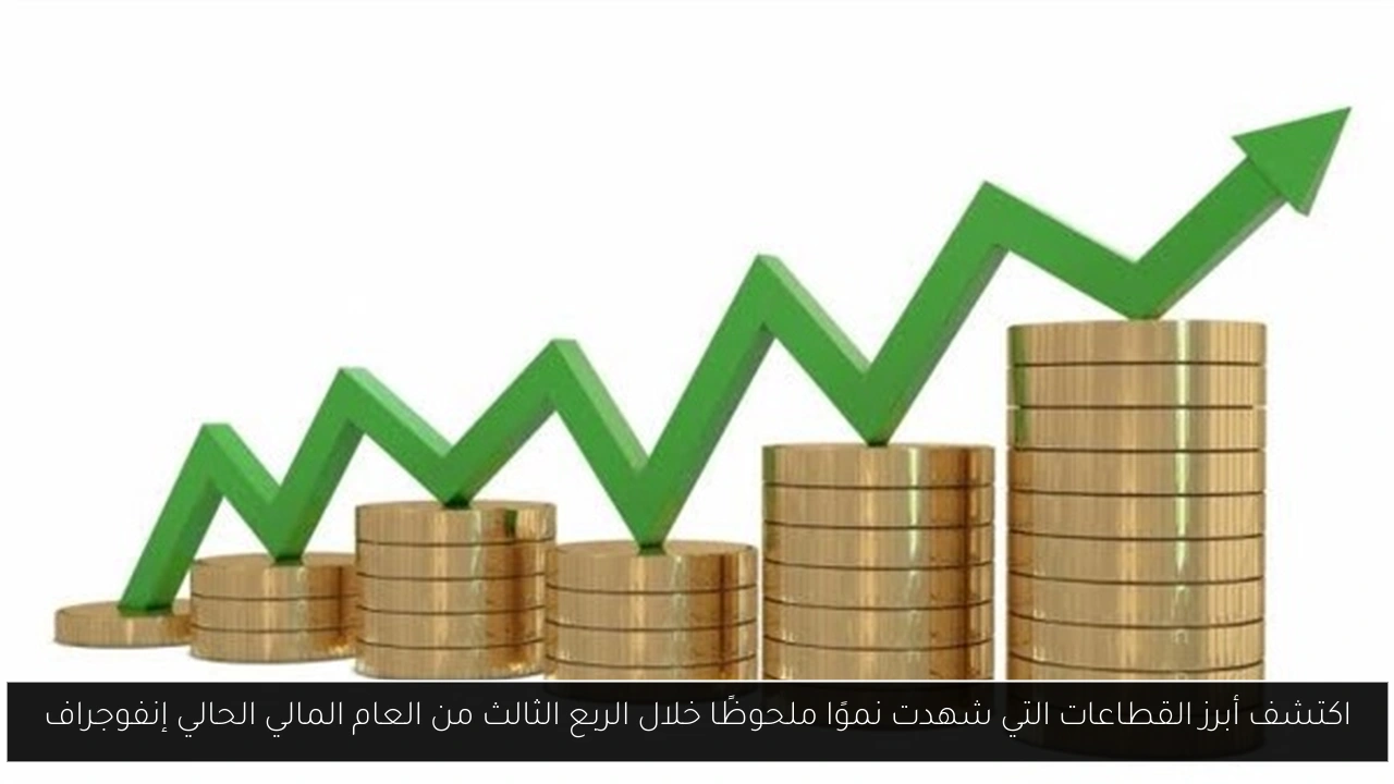 اكتشف أبرز القطاعات التي شهدت نموًا ملحوظًا خلال الربع الثالث من العام المالي الحالي إنفوجراف