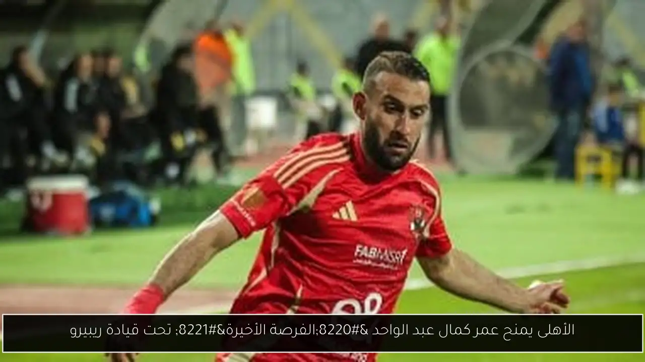 الأهلى يمنح عمر كمال عبد الواحد “الفرصة الأخيرة” تحت قيادة ريبيرو