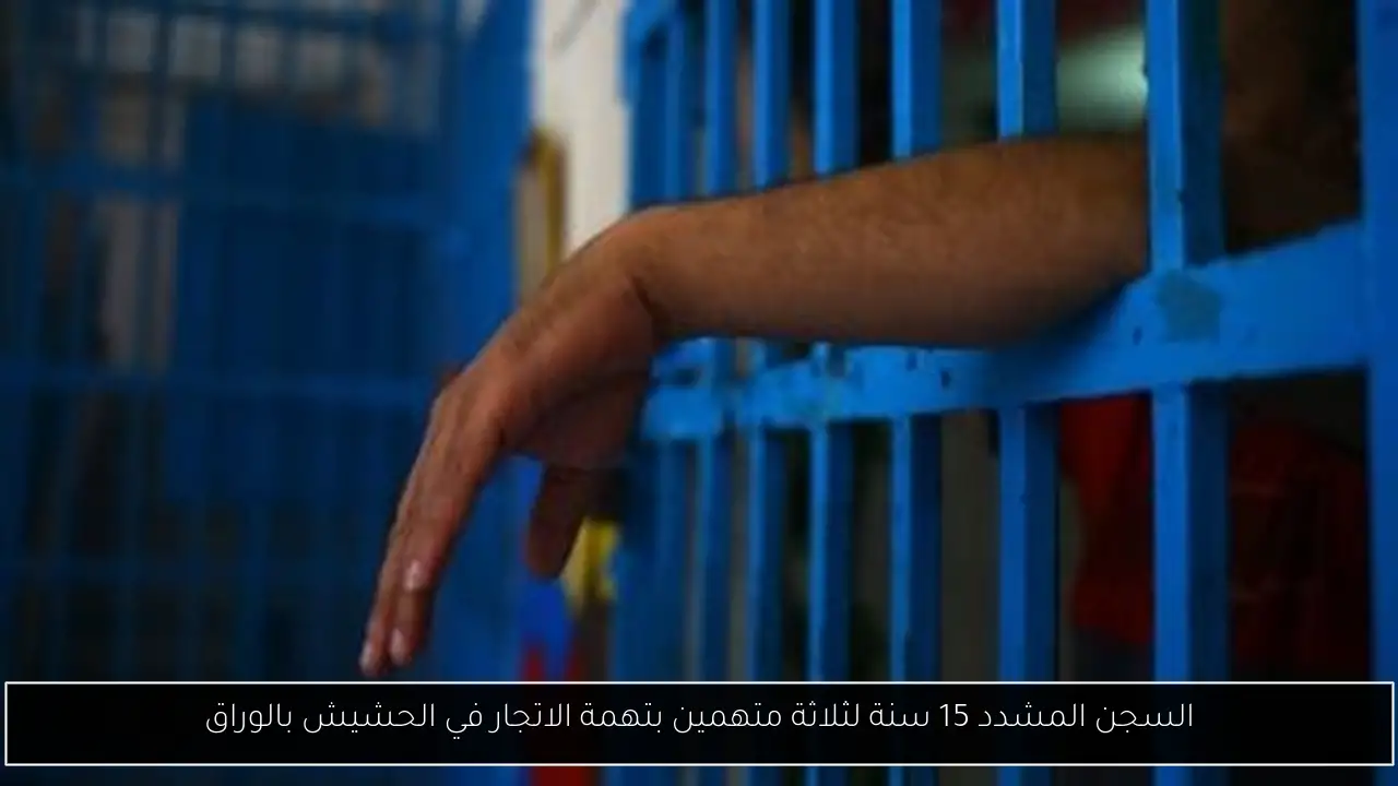 السجن المشدد 15 سنة لثلاثة متهمين بتهمة الاتجار في الحشيش بالوراق
