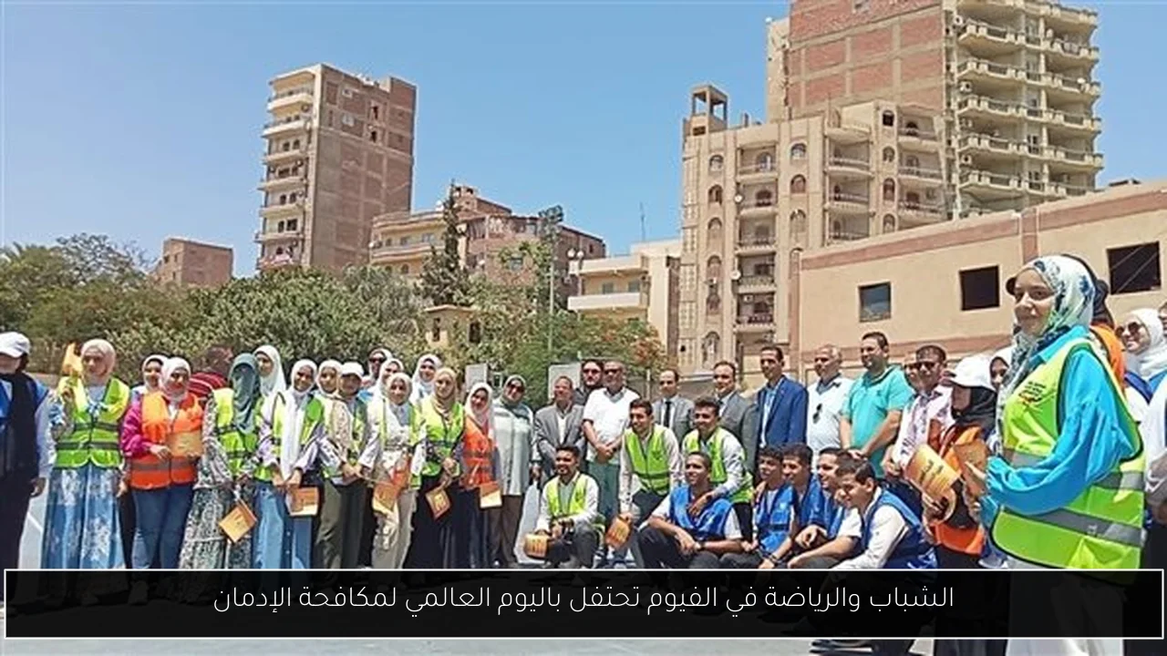 الشباب والرياضة في الفيوم تحتفل باليوم العالمي لمكافحة الإدمان