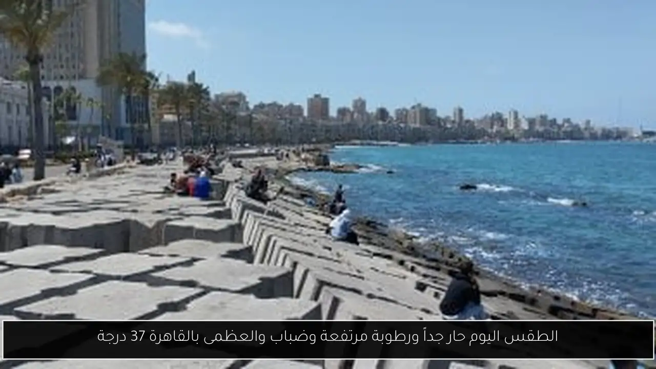 الطقس اليوم حار جداً ورطوبة مرتفعة وضباب والعظمى بالقاهرة 37 درجة