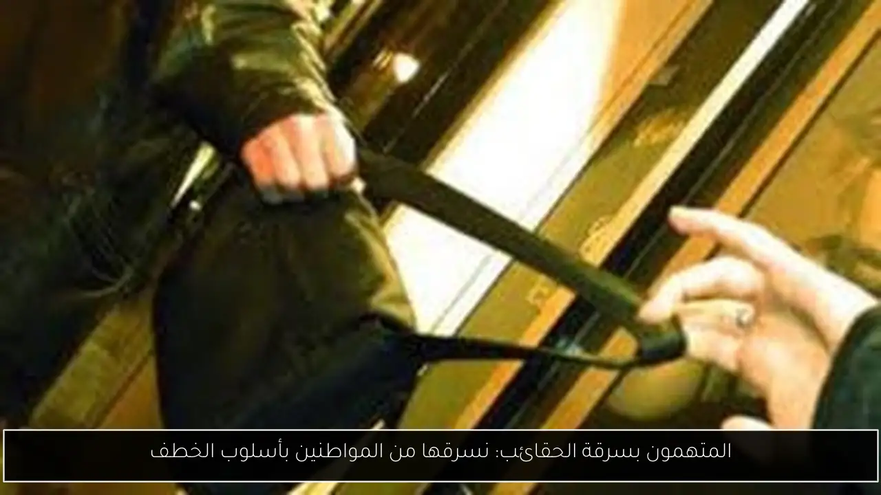 المتهمون بسرقة الحقائب: نسرقها من المواطنين بأسلوب الخطف