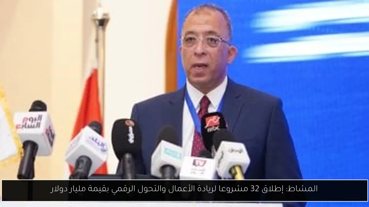 المشاط: إطلاق 32 مشروعا لريادة الأعمال والتحول الرقمي بقيمة مليار دولار