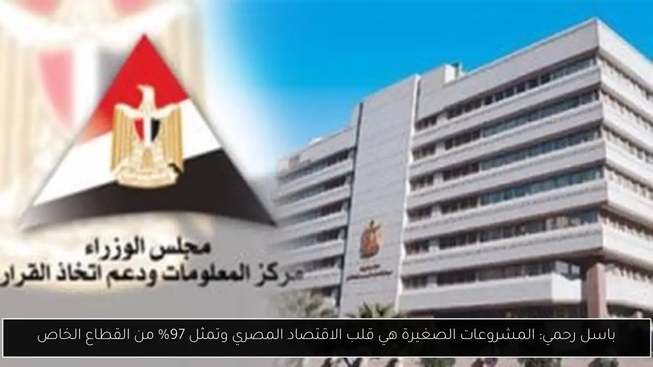 باسل رحمي: المشروعات الصغيرة هي قلب الاقتصاد المصري وتمثل 97% من القطاع الخاص