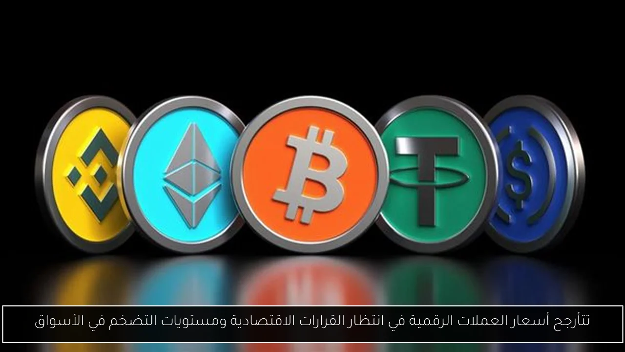 تتأرجح أسعار العملات الرقمية في انتظار القرارات الاقتصادية ومستويات التضخم في الأسواق