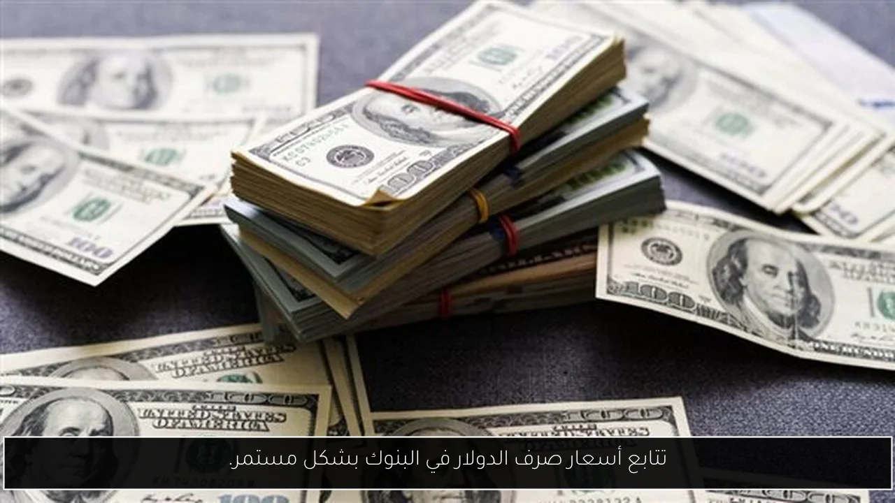 تتابع أسعار صرف الدولار في البنوك بشكل مستمر.