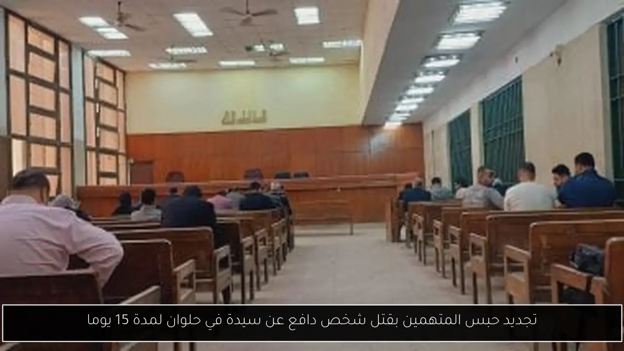 تجديد حبس المتهمين بقتل شخص دافع عن سيدة في حلوان لمدة 15 يوما