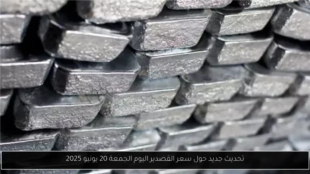 تحديث جديد حول سعر القصدير اليوم الجمعة 20 يونيو 2025