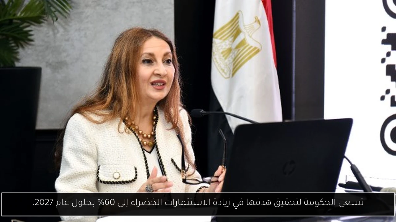 تسعى الحكومة لتحقيق هدفها في زيادة الاستثمارات الخضراء إلى 60% بحلول عام 2027.