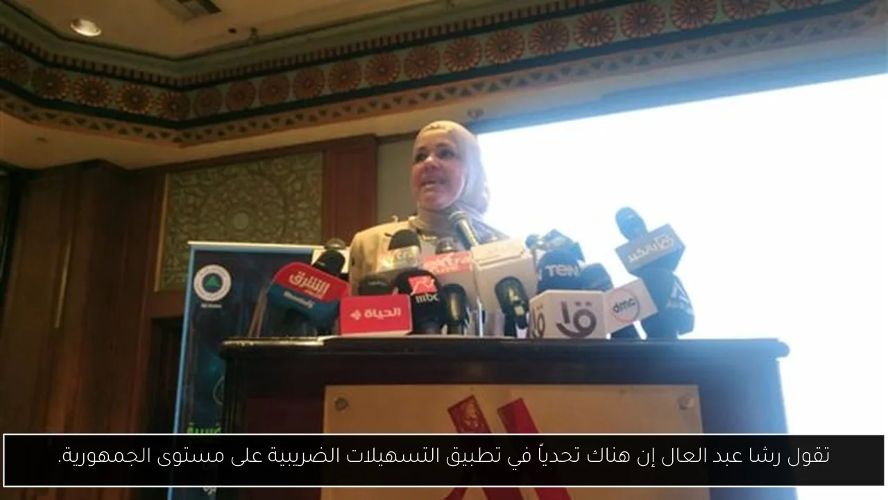 تقول رشا عبد العال إن هناك تحدياً في تطبيق التسهيلات الضريبية على مستوى الجمهورية.