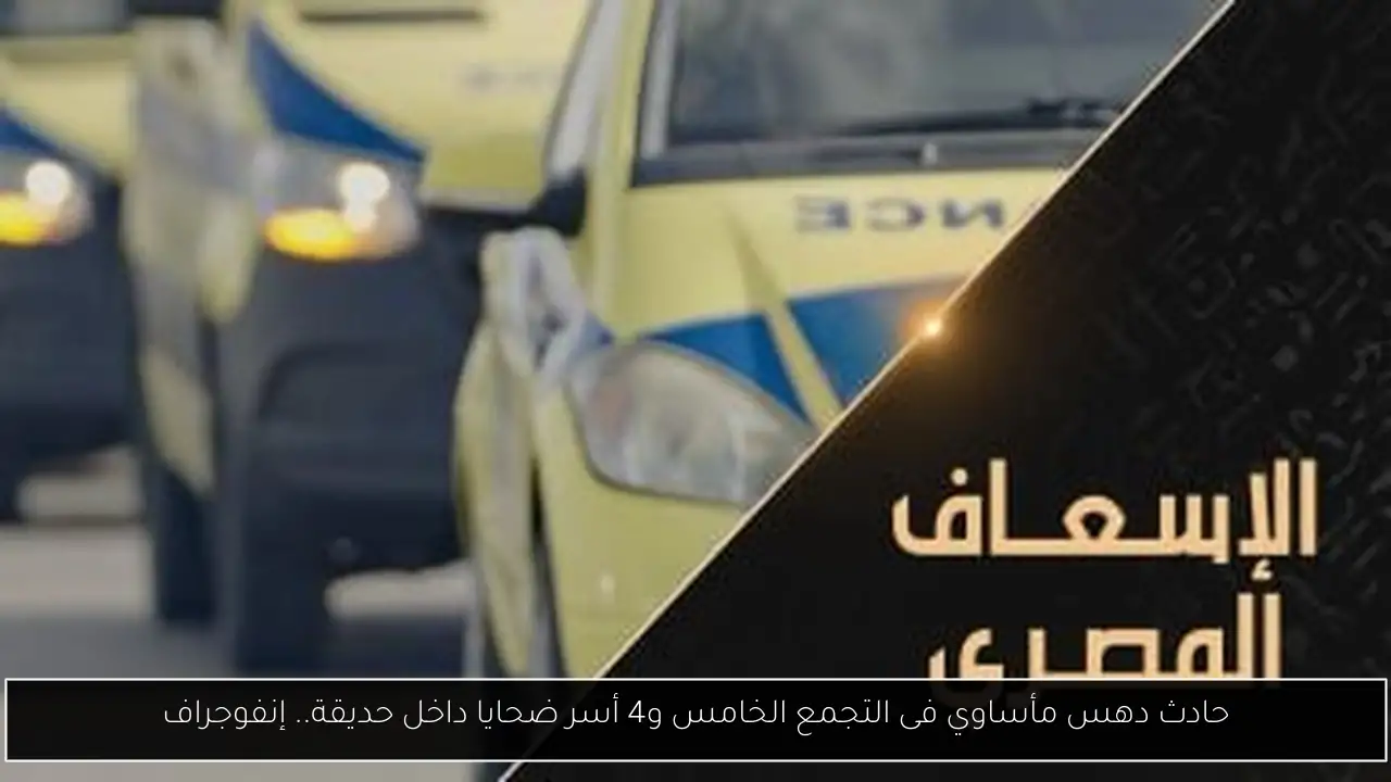 حادث دهس مأساوي فى التجمع الخامس و4 أسر ضحايا داخل حديقة.. إنفوجراف